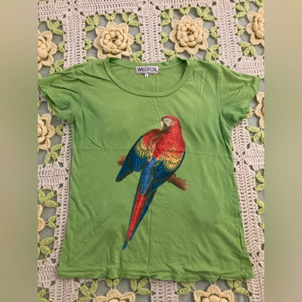 Wildfox Parrot Tee Shirt